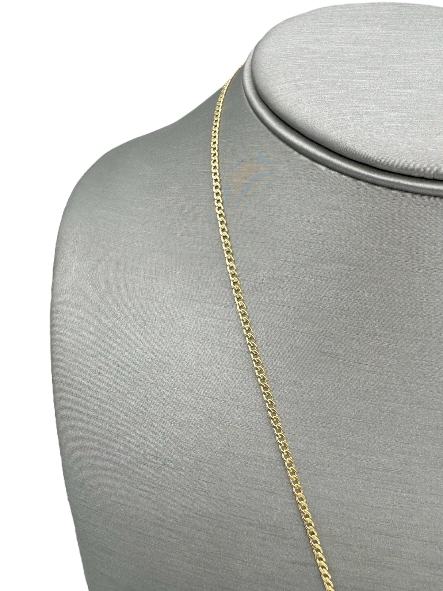 New 14K CZ Mom Pendant & Cuban Chain. H.J™️