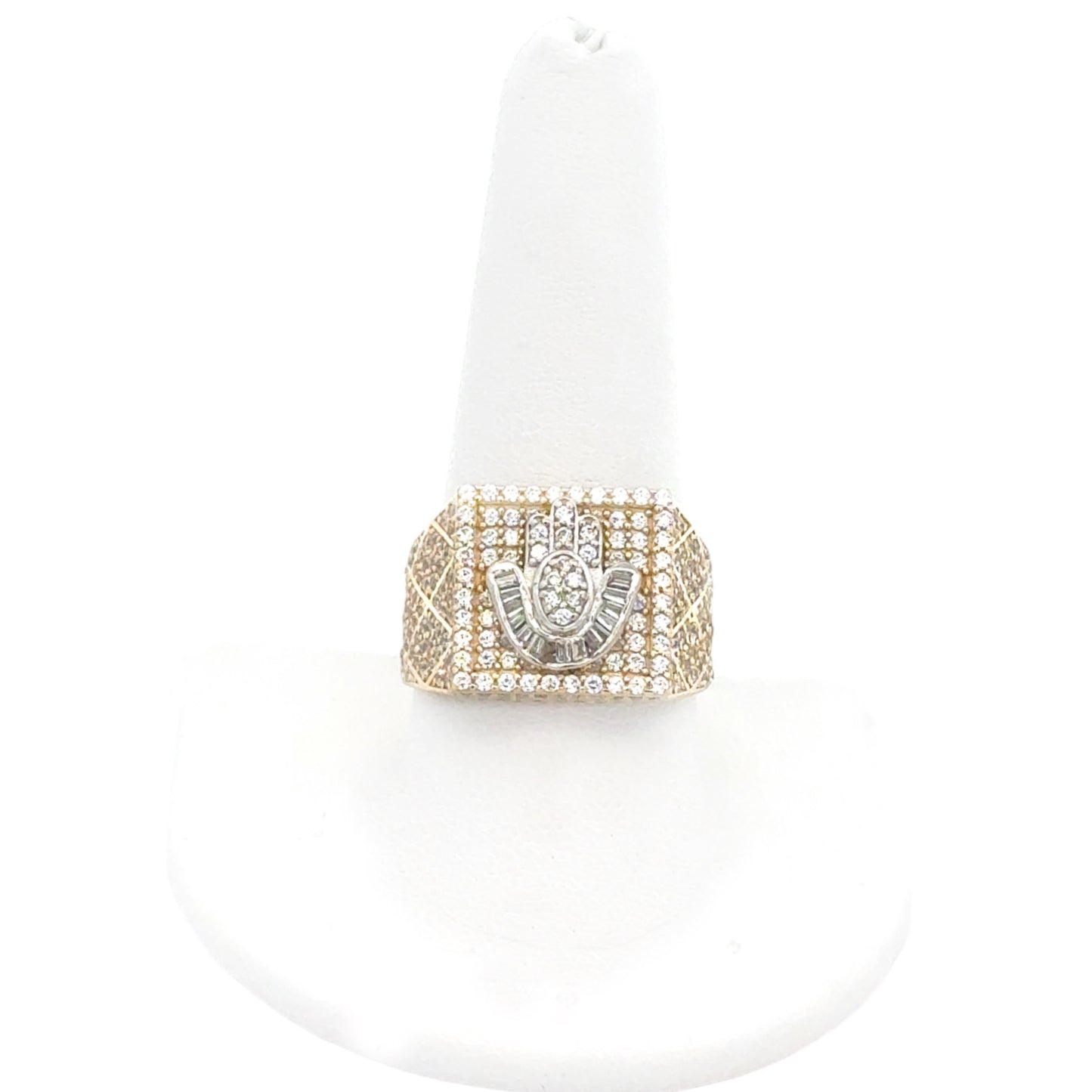 New 14K CZ Hamsa Ring. H.J™️