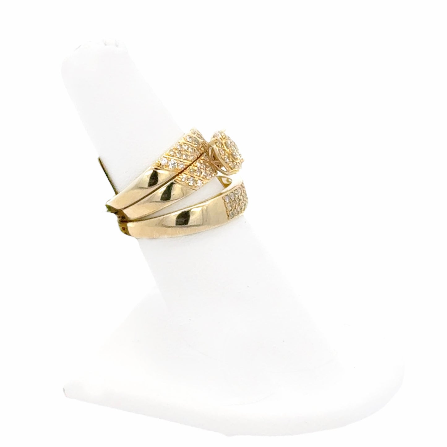 New 14K Diamond Wedding Trio Rings. H.J™️